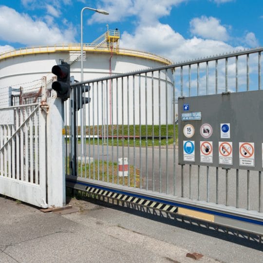 How a Commercial Gate is a Visual Deterrent for Crime